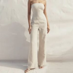 Reformation Jude Linen Jumpsuit - Size 0 -- Brand New Condition